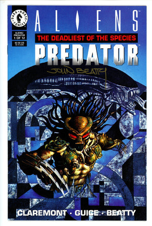 Aliens / Predator: The Deadliest of Species  1 Signed Beatty