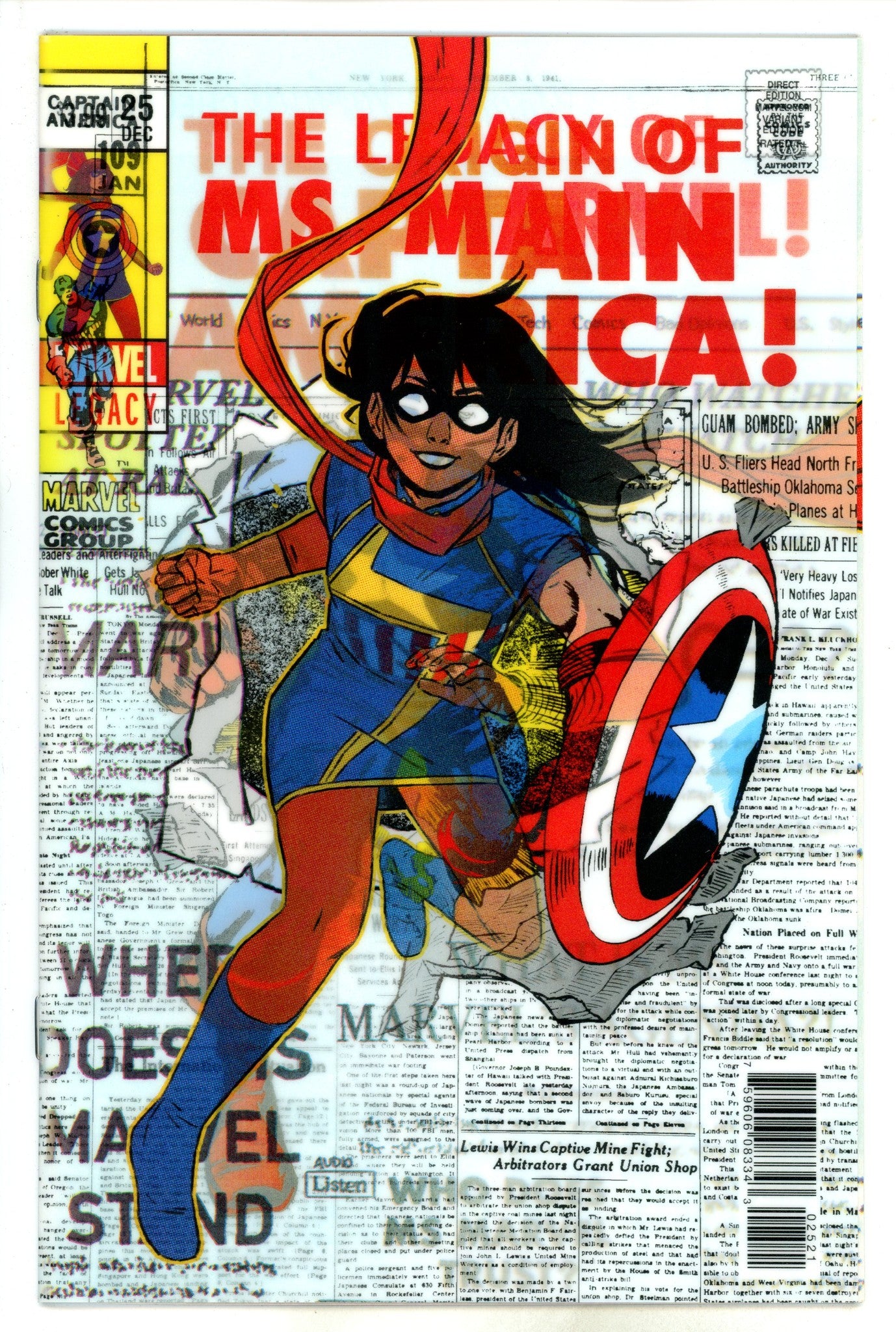 Ms. Marvel Vol 4 25 Lenticular Variant