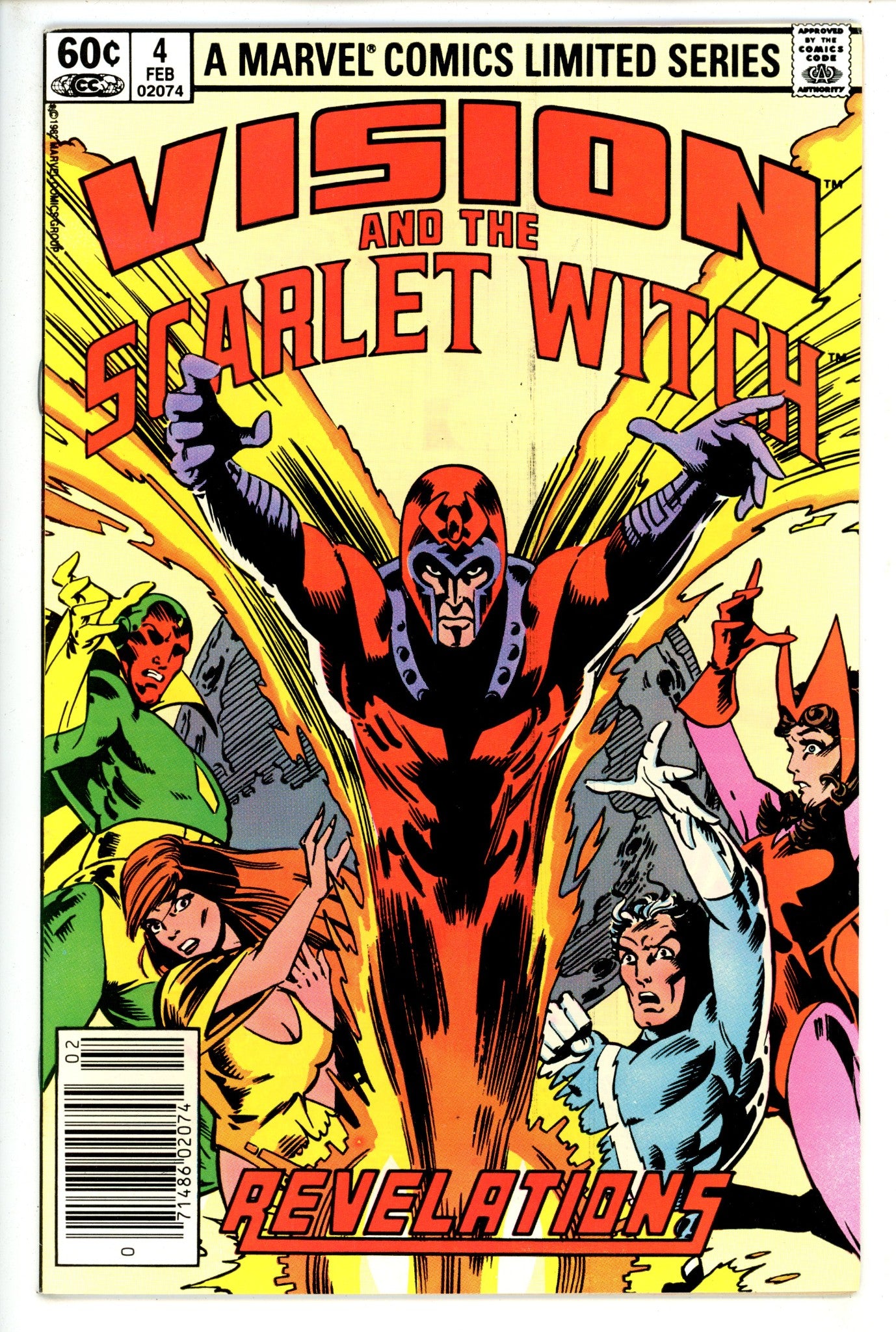 The Vision and the Scarlet Witch Vol 1 4 Newsstand