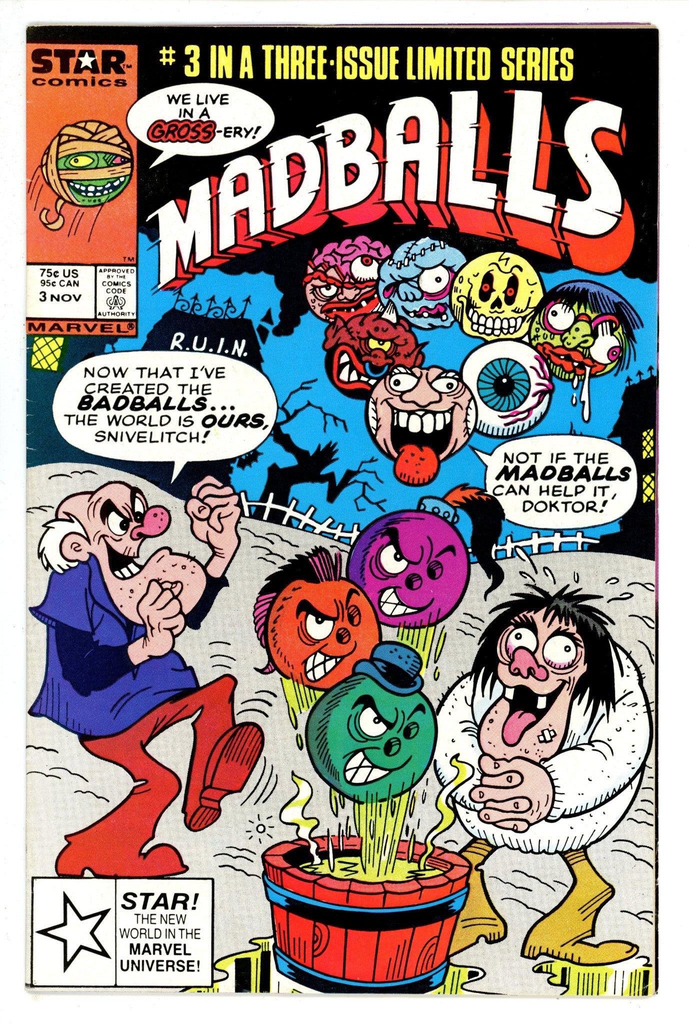 Madballs 3 2Nd Print FN (1986)