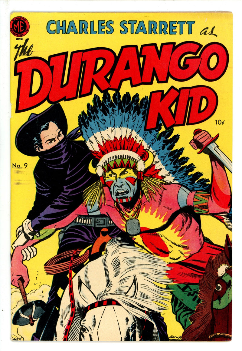 Durango Kid 9 Canadian Price Variant FN- (1951)