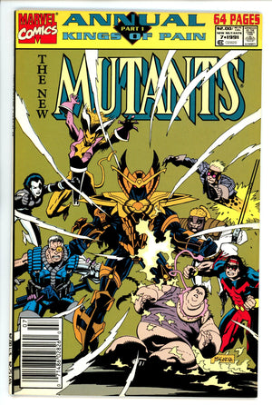 The New Mutants Annual Vol 1 7 Newsstand