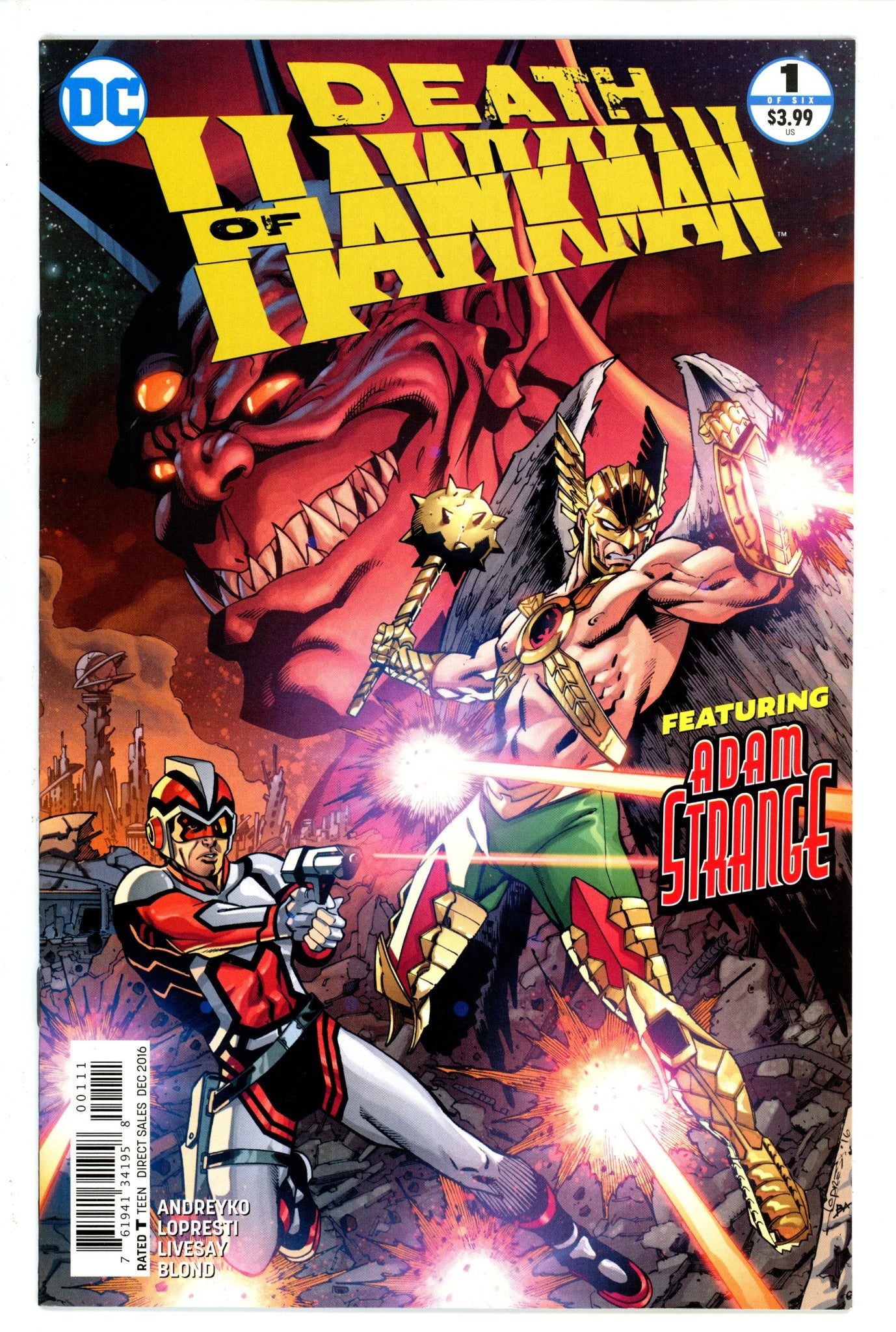 Death of Hawkman 1