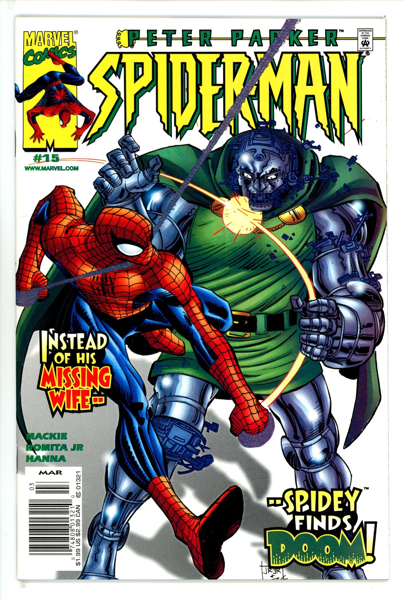 Peter Parker: Spider-Man 15 Newsstand VF (2000)