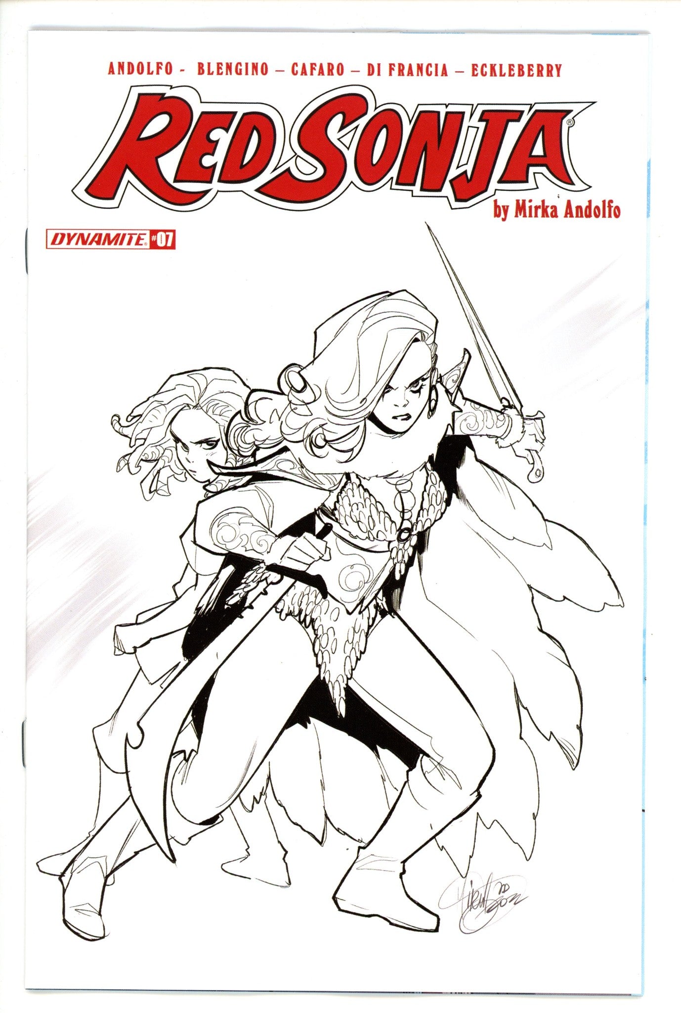 Red Sonja Vol 6 7 Andolfo Variant (2022)