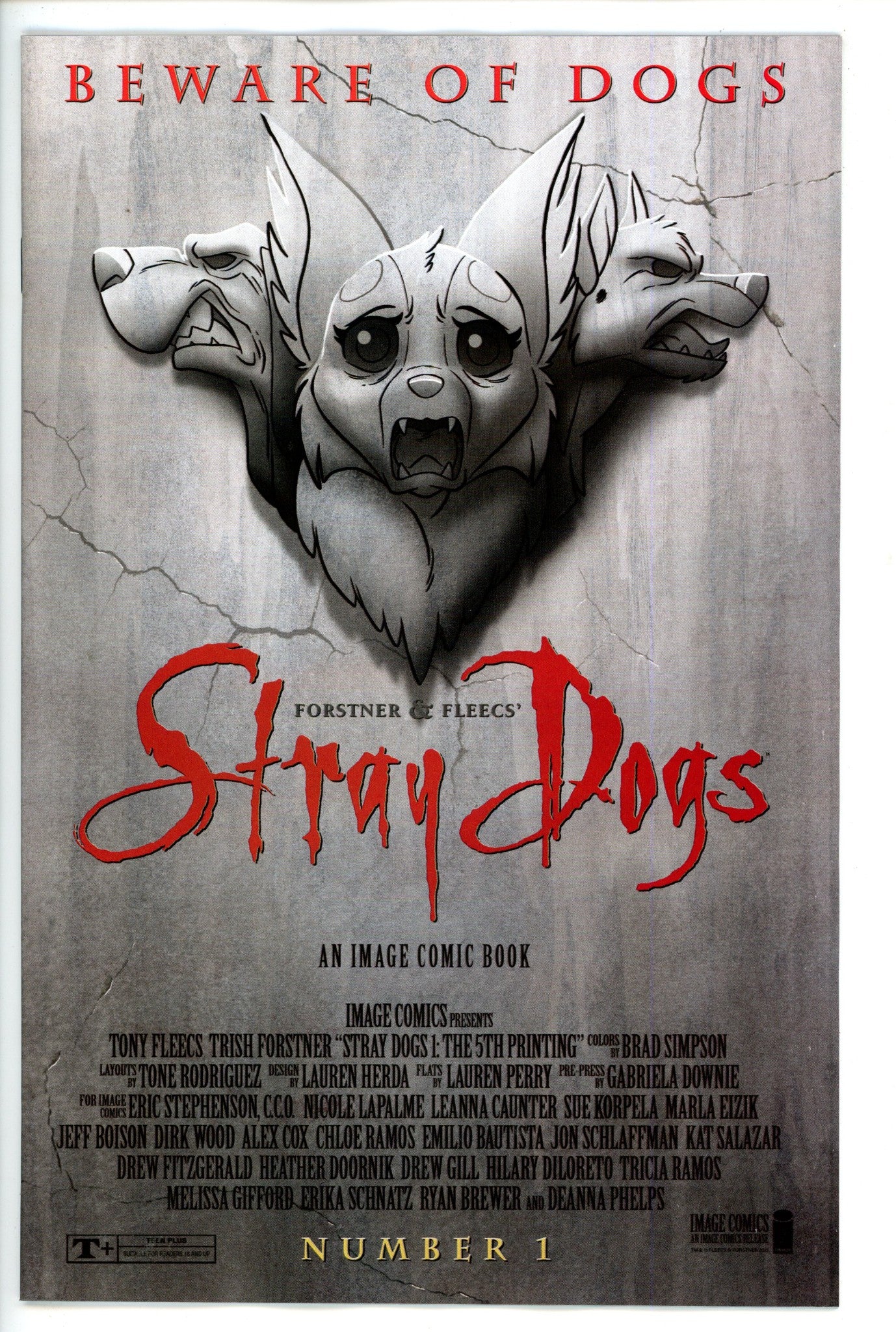 Stray Dogs 1 5th Print (2021)
