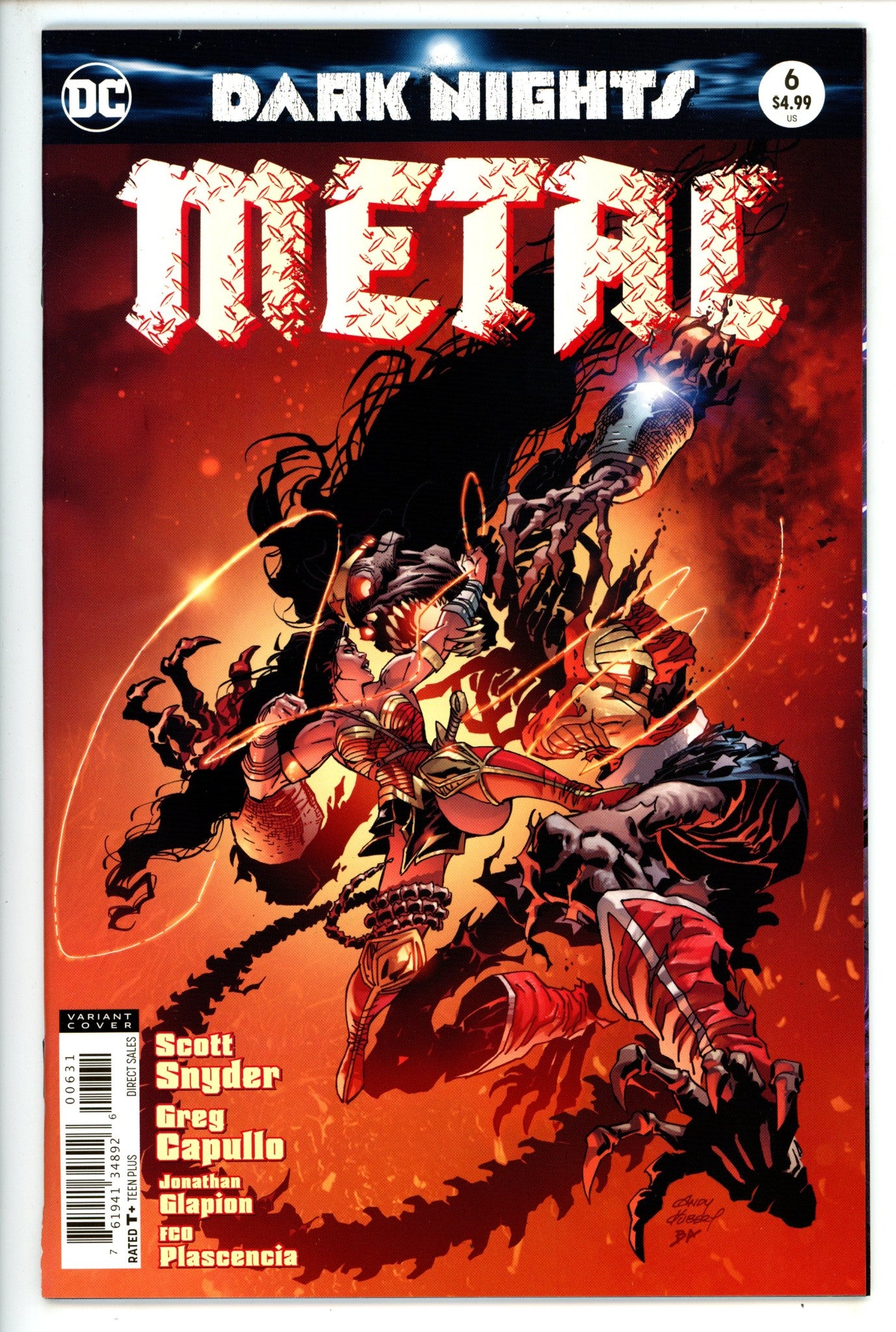 Dark Nights: Metal 6 Kubert Variant
