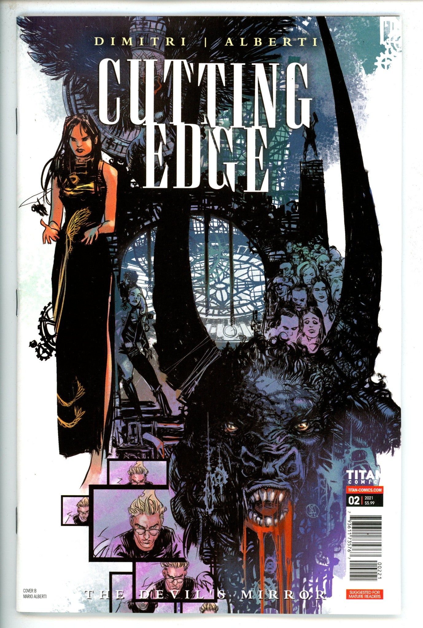 Cutting Edge Devils Mirror 2-Titan-CaptCan Comics Inc