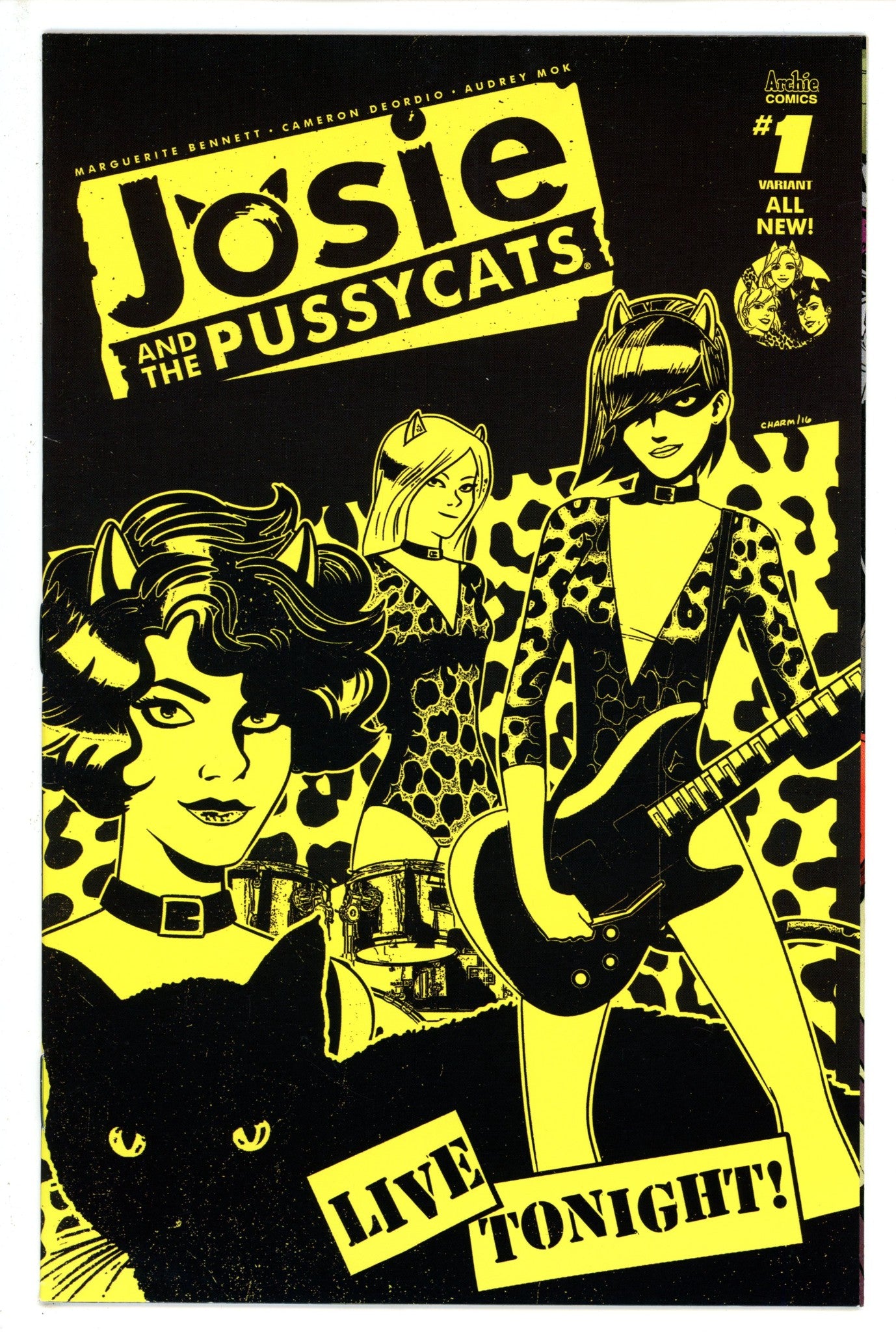Josie and the Pussycats Vol 3 1 Charm Variant (2016)