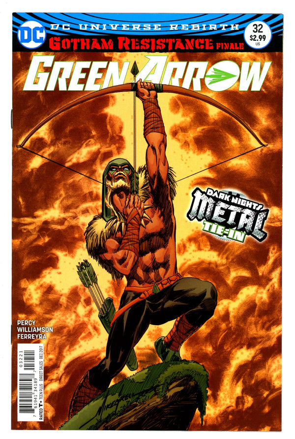 Green Arrow Vol 6 32 Grell Variant NM-