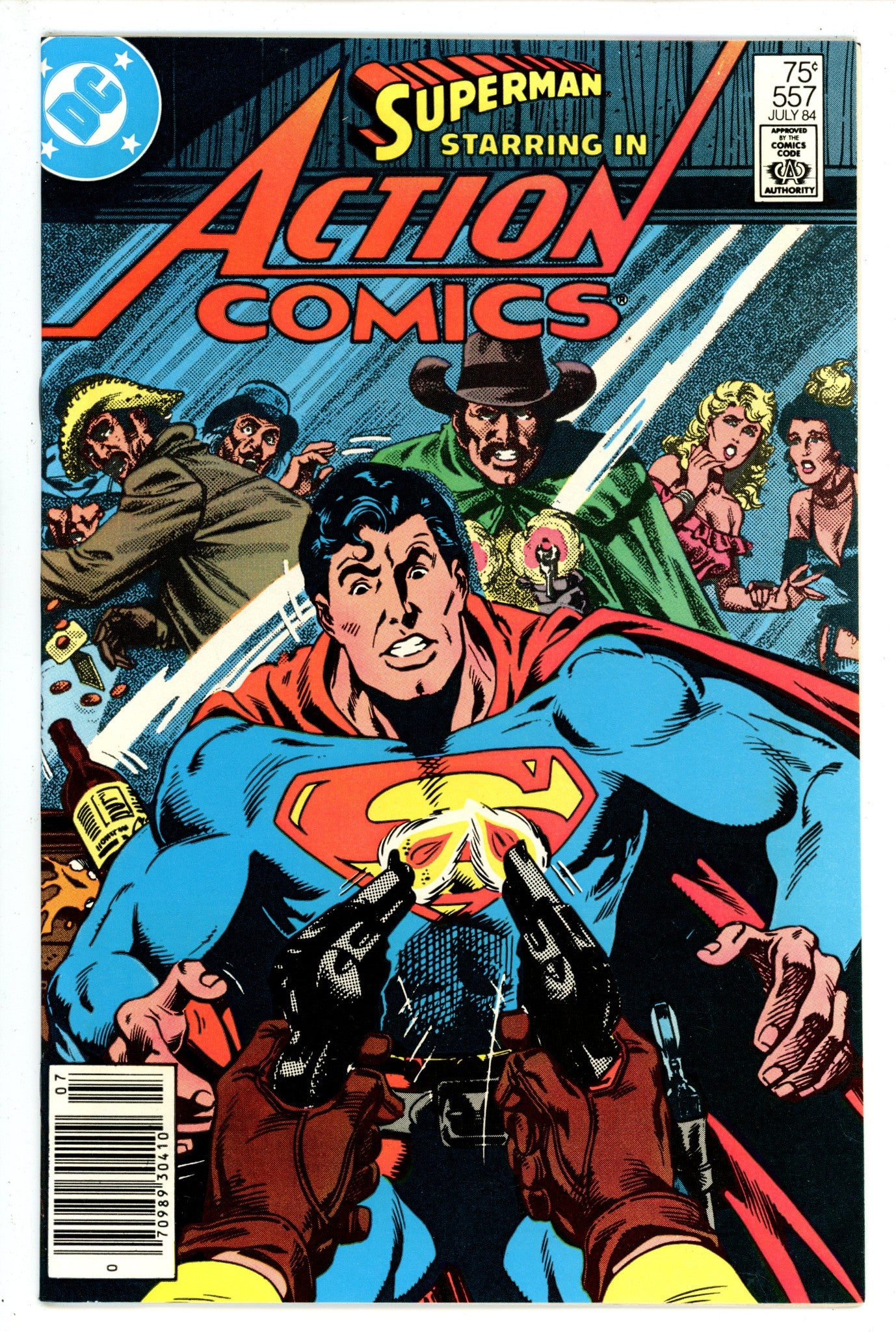 Action Comics Vol 1 557 Newsstand (1984)