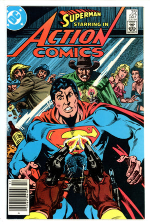 Action Comics Vol 1 557 Newsstand (1984)