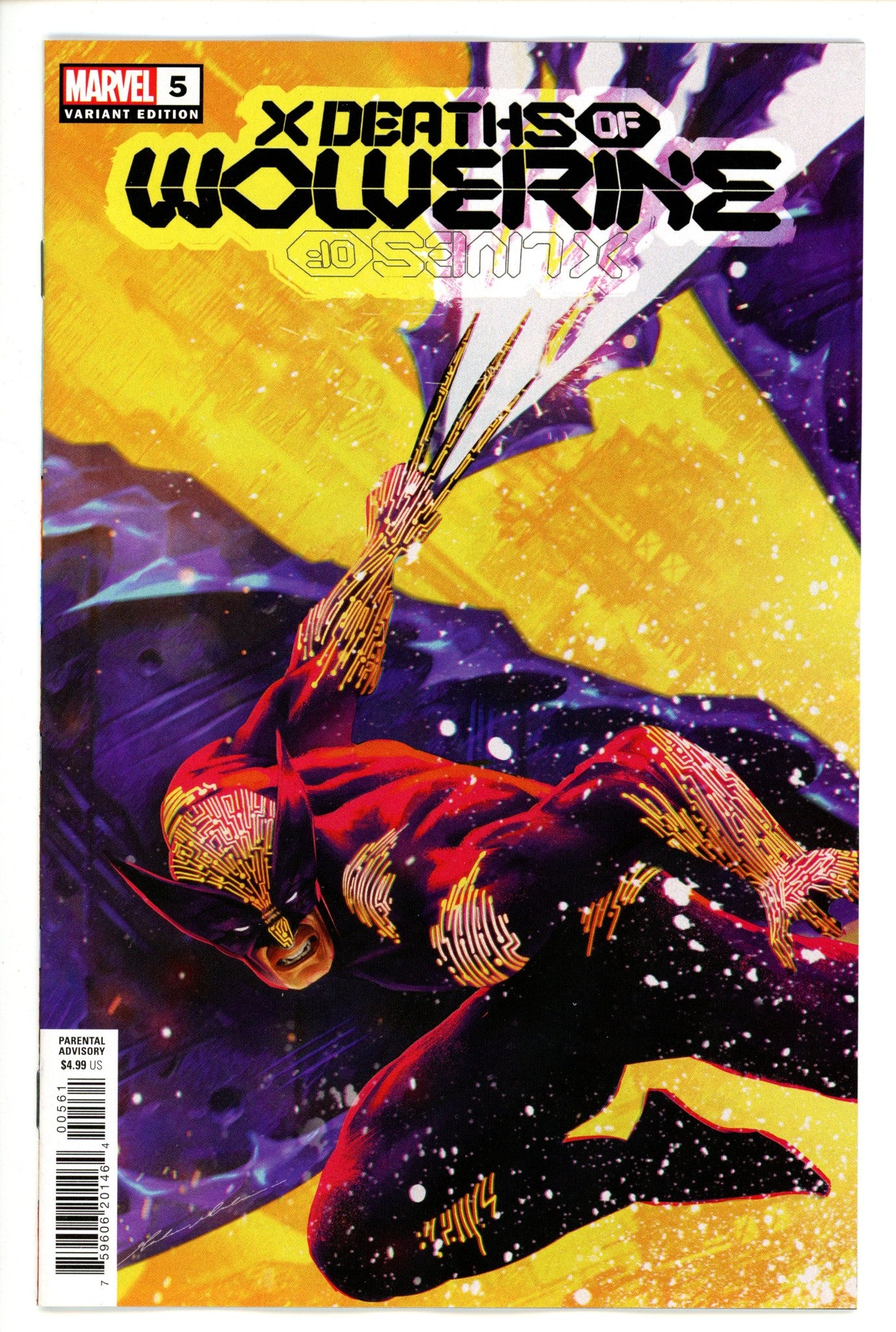 X Deaths of Wolverine 5 Manhanini Variant (2022)