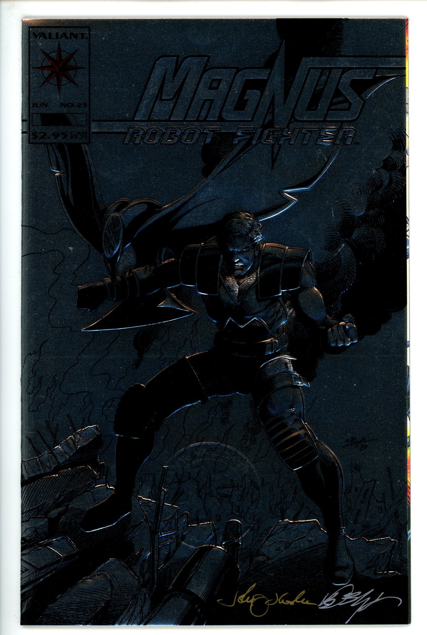 Magnus Robot Fighter  25 Signed Ostrander, Layton