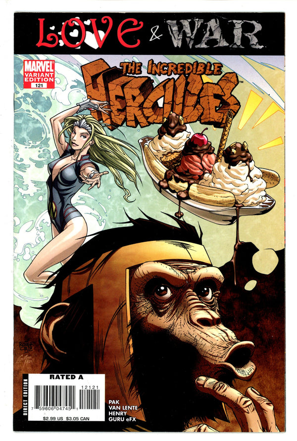 Incredible Hercules Vol 1 121 Marvel Apes Variant
