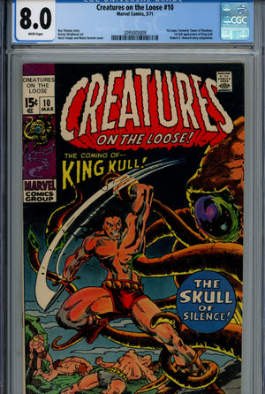 Creatures on the Loose 10 CGC 8.0 (1971)