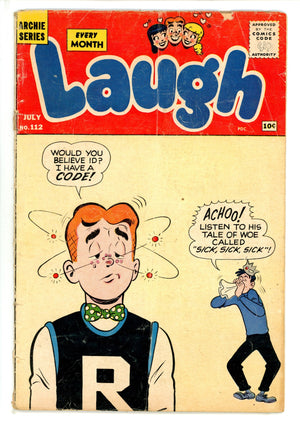 Laugh Comics Vol 1 112 GD (1960)