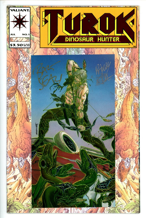 Turok Dinosaur Hunter  1 Signed Sears, Elliot