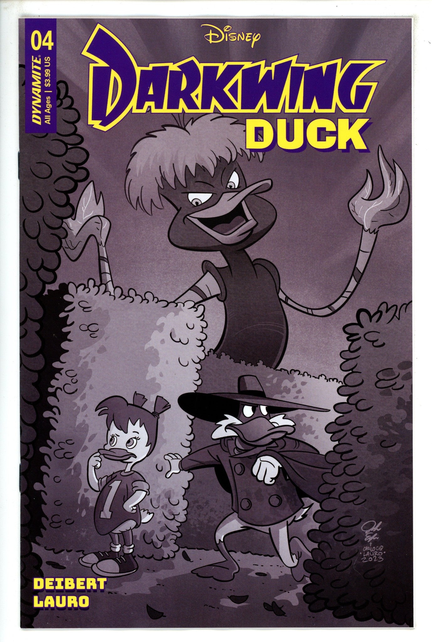 Darkwing Duck 4 Edgar B&W Incentive Variant (2023)
