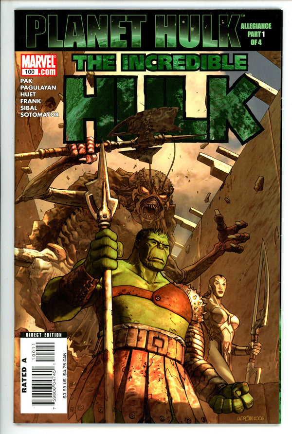 Incredible Hulk Vol 2 100 NM- (2006)