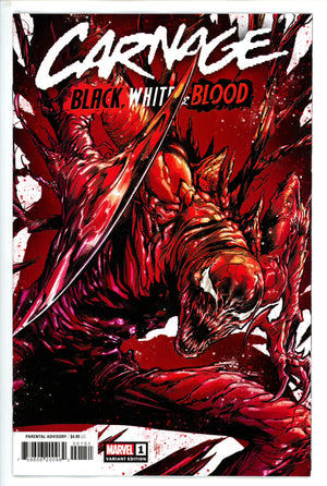 Carnage Black White and Blood 1 Checchetto Variant NM+