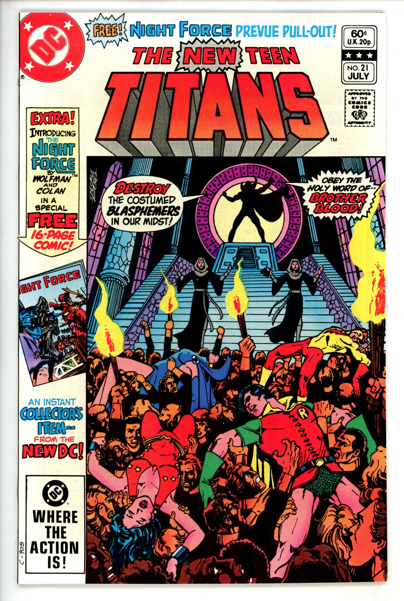 The New Teen Titans Vol 1 21 NM-