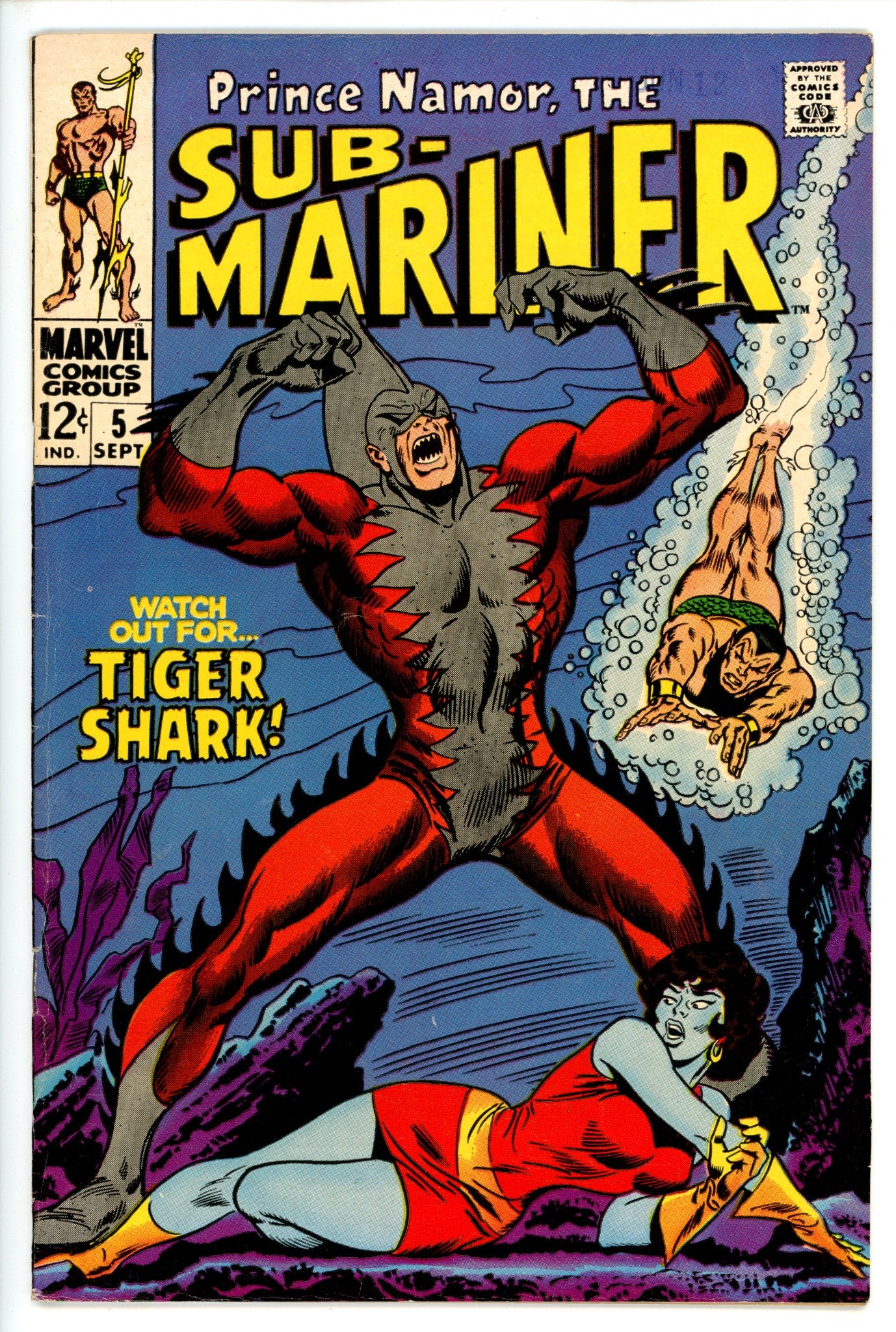 Sub-Mariner Vol 1 5 FN/VF