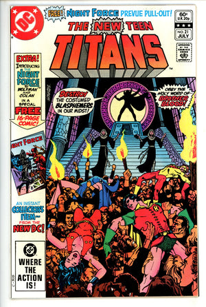 The New Teen Titans Vol 1 21 NM