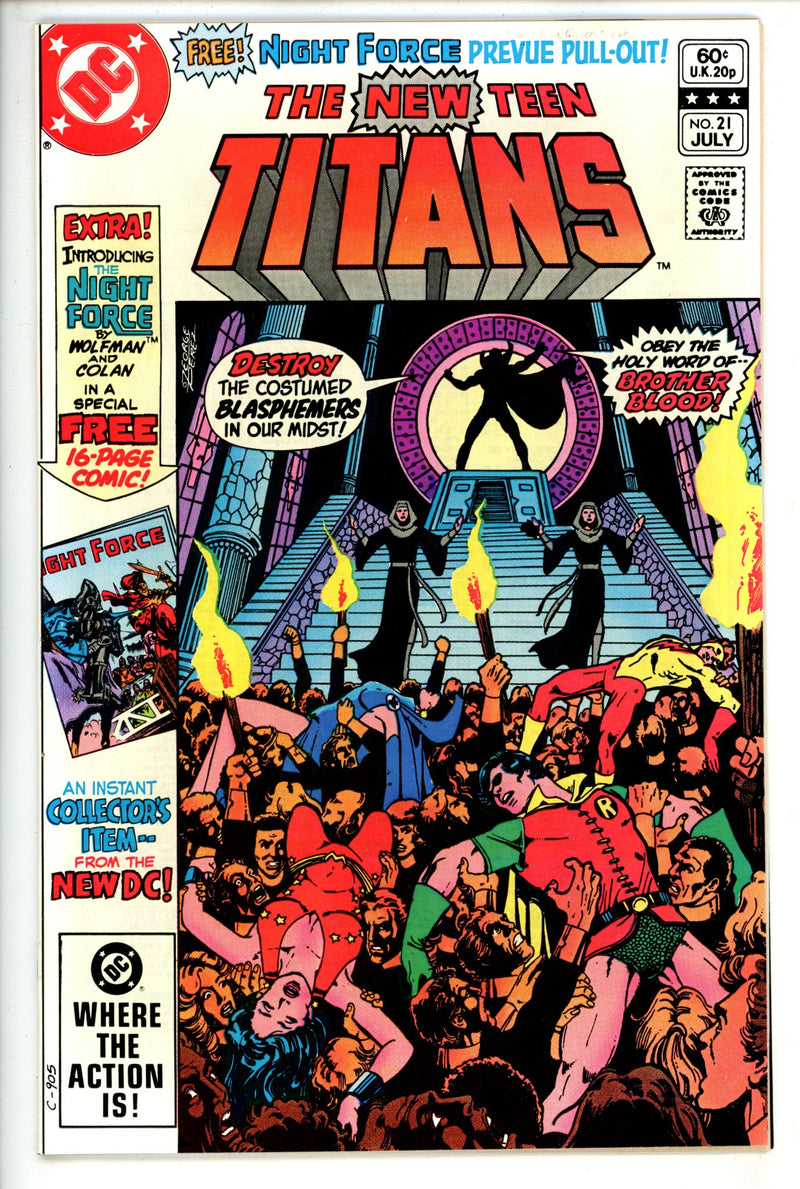 The New Teen Titans Vol 1 21 NM