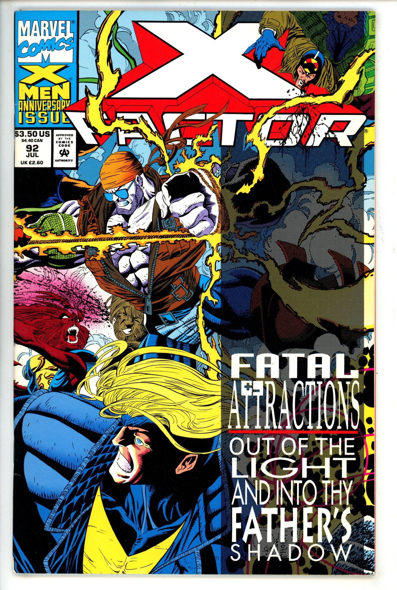 X-Factor Vol 1 92 Manufactured Without Hologram VF+
