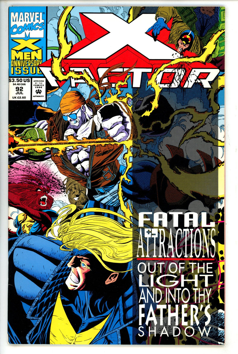 X-Factor Vol 1 92 Manufactured Without Hologram VF+