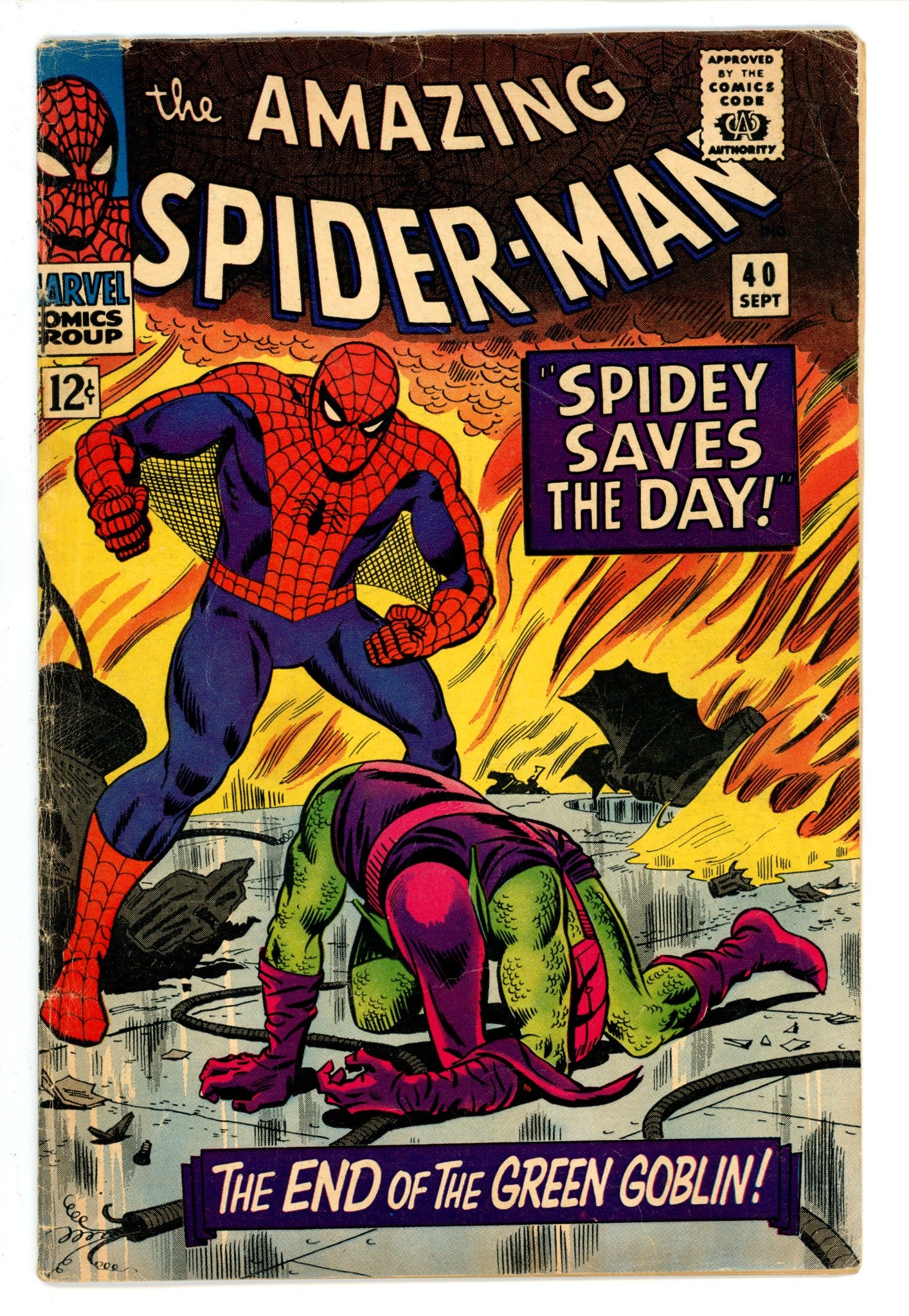The Amazing Spider-Man Vol 1 40 CF Detached VG-