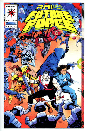 Rai and the Future Force  9 Signed Chen, Bolinger