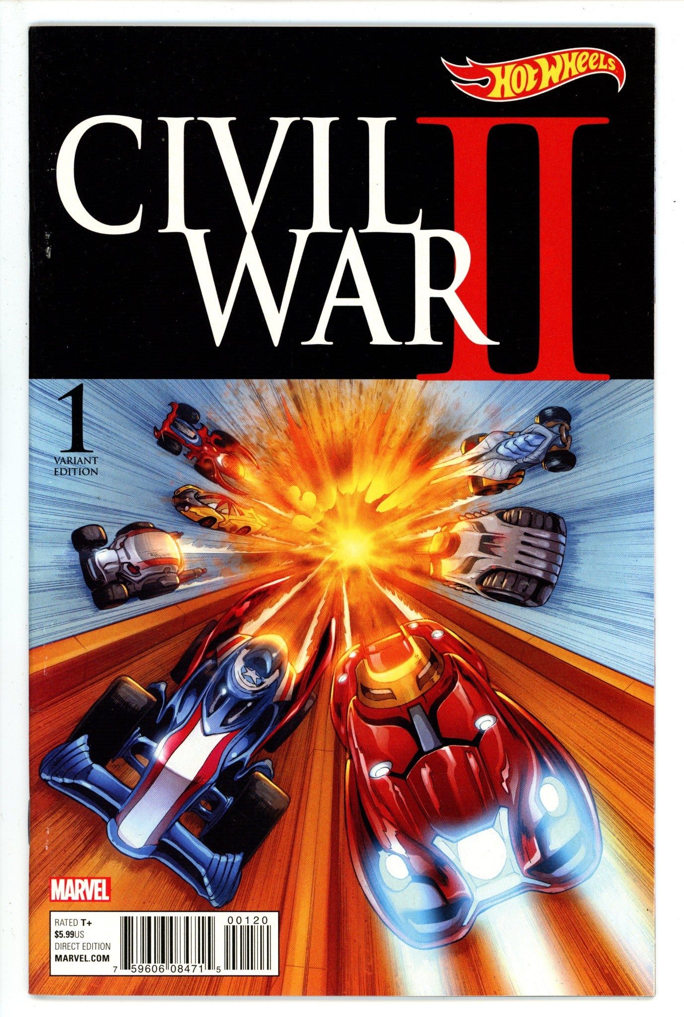 Civil War II 1 Garcia Hot Wheels Incentive Variant (2016)