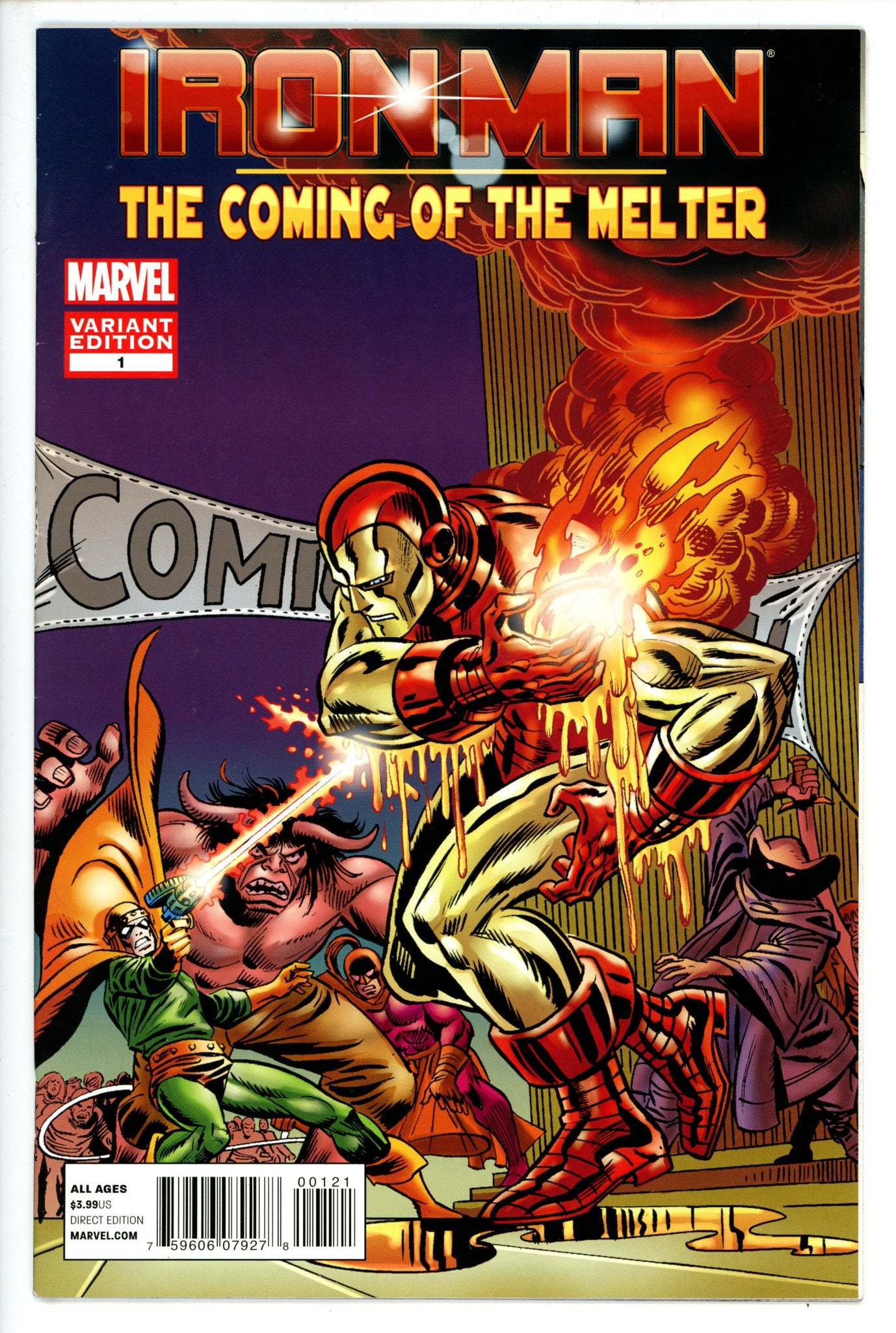 Iron Man: The Coming of the Melter 1 Variant VF