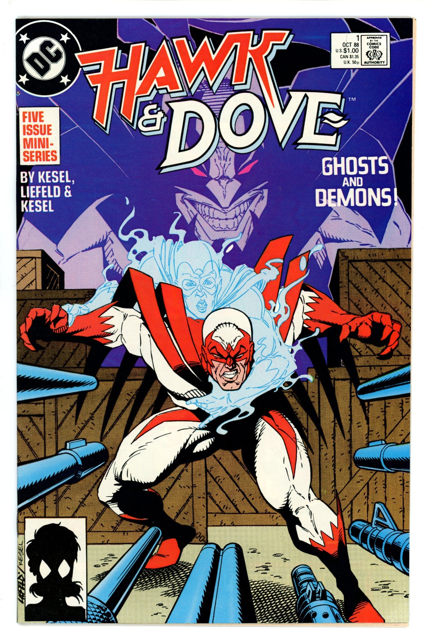Hawk and Dove Vol 2 1 VF+