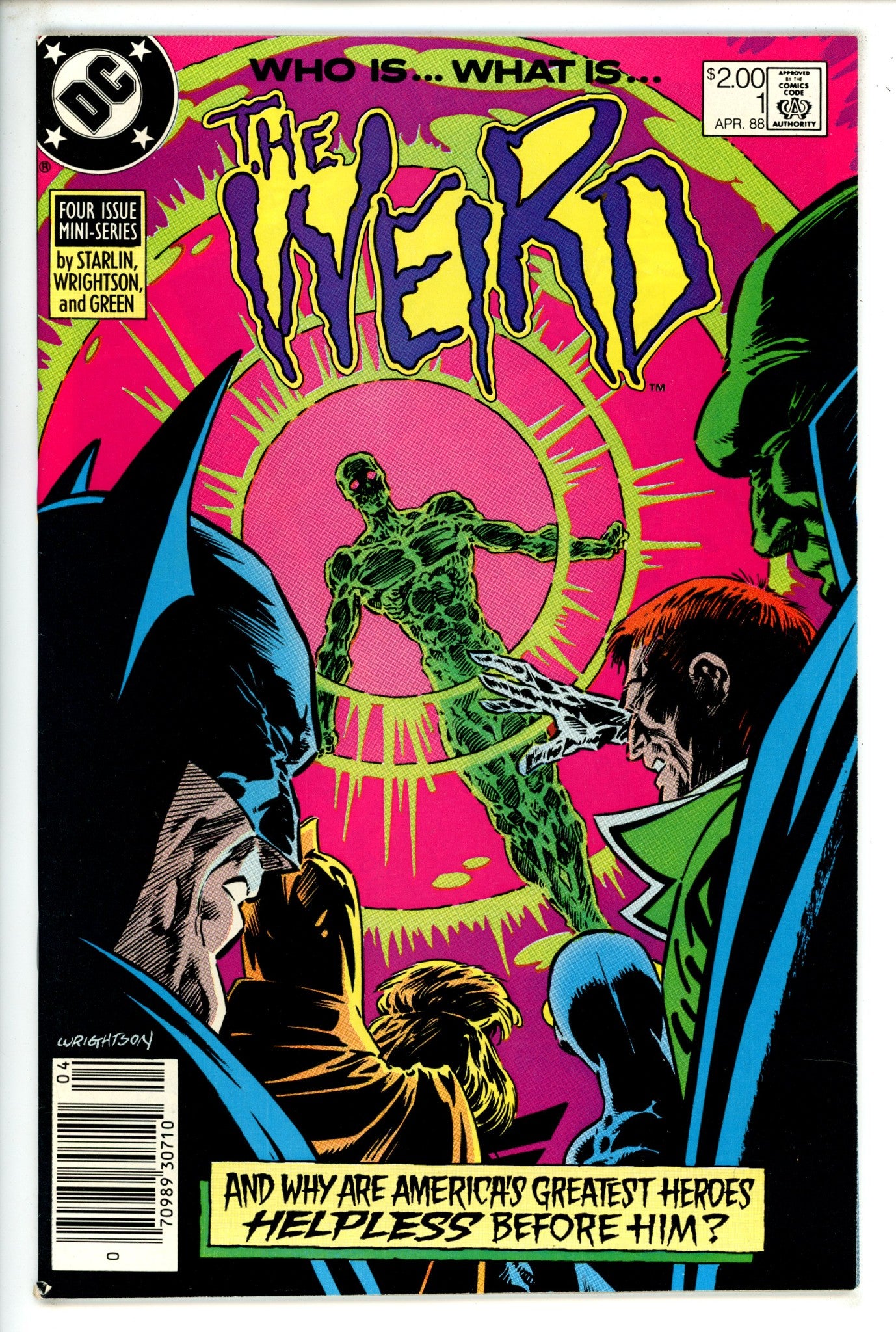 The Weird 1 Canadian Price Variant VF/NM (1988)