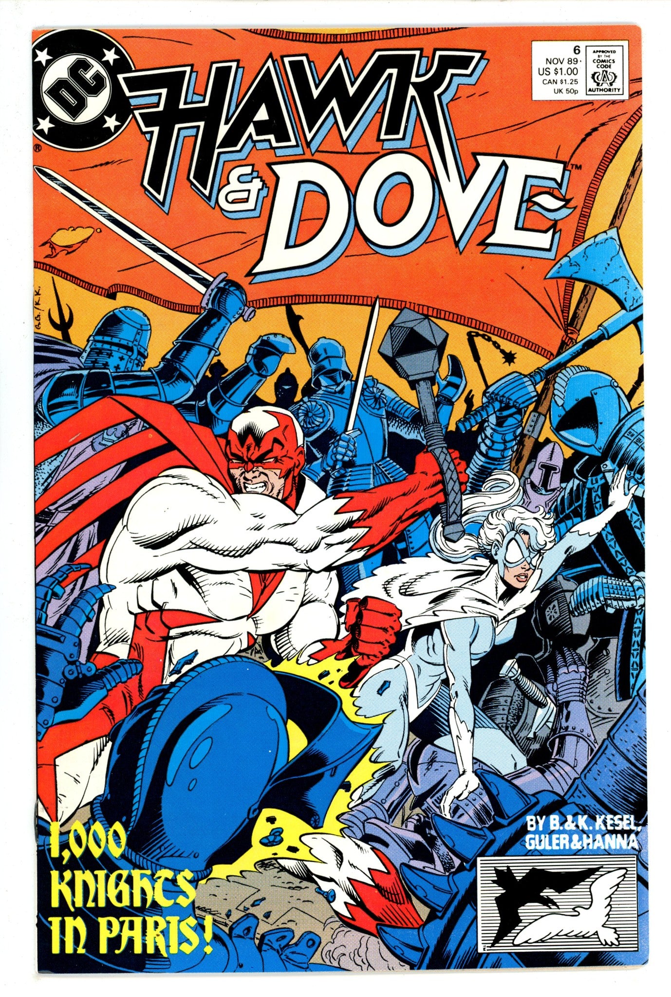 Hawk and Dove Vol 3 6 (1989)