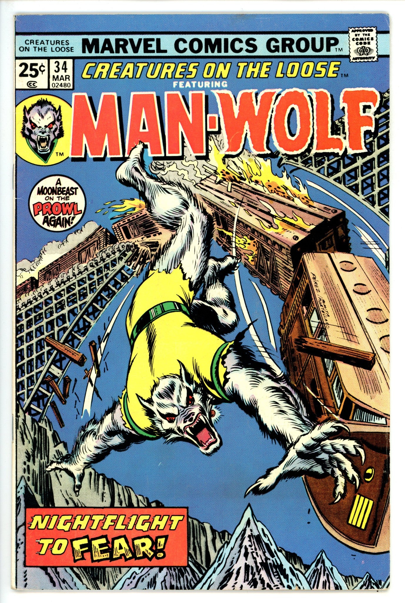 Creatures on the Loose 34 FN/VF