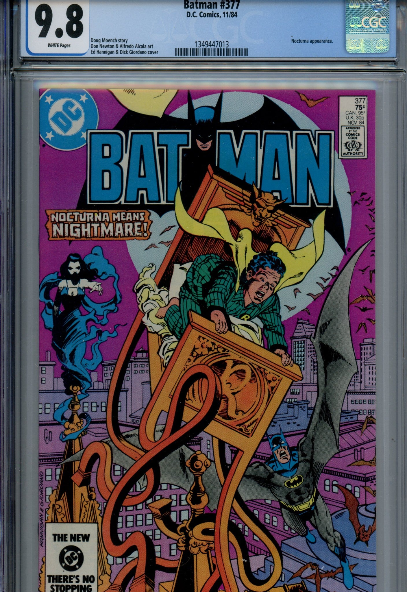 Batman Vol 1 377 CGC 9.8-DC-CaptCan Comics Inc