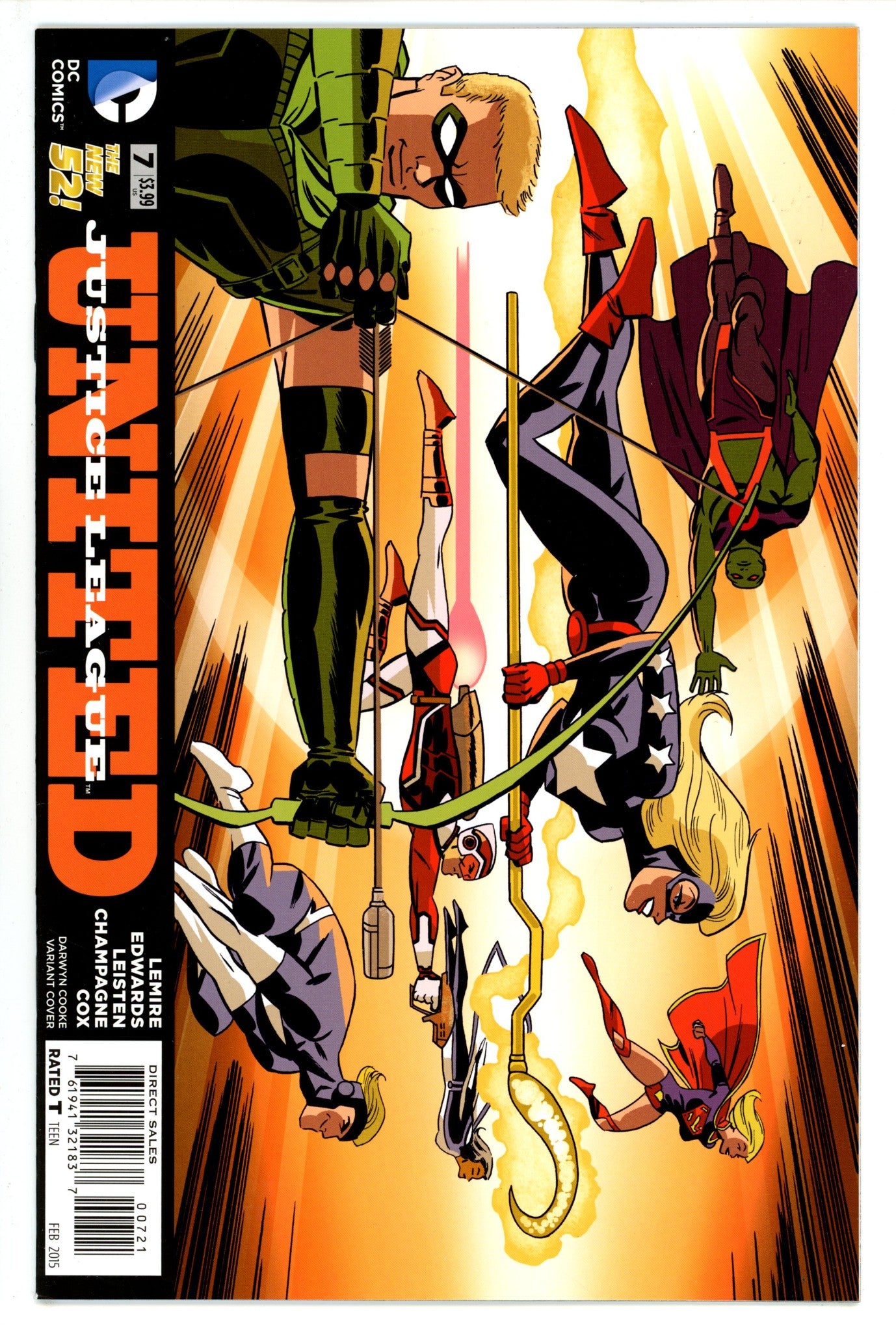 Justice League United 7 Cooke Variant (2015)