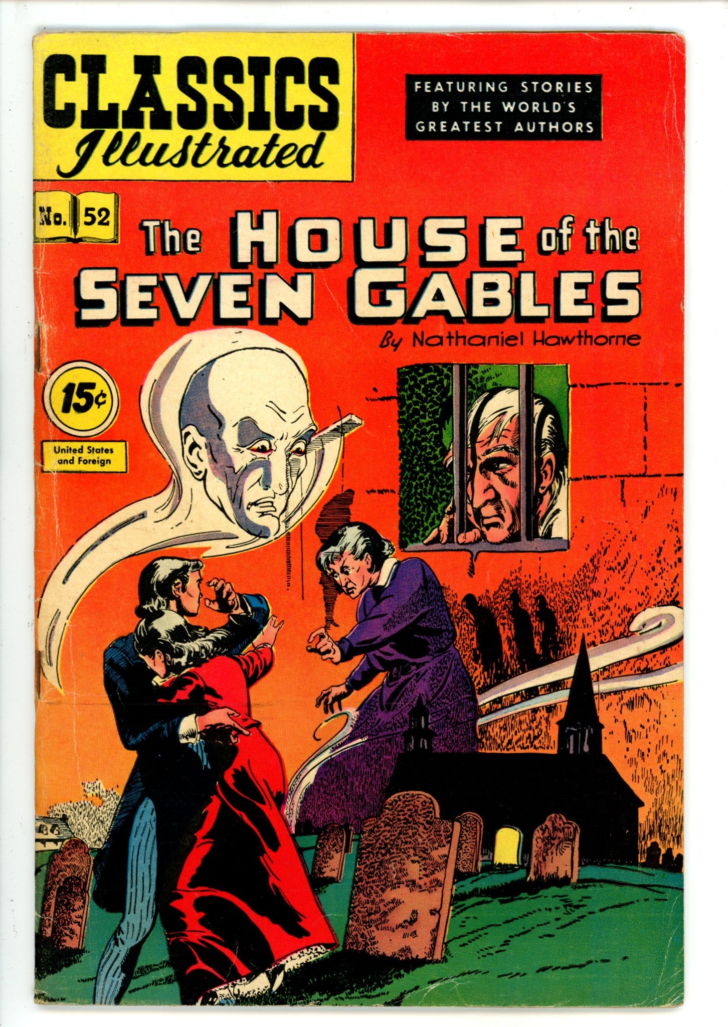 Classics Illustrated The House of the Seven Gables 52 HRN 89 VG+