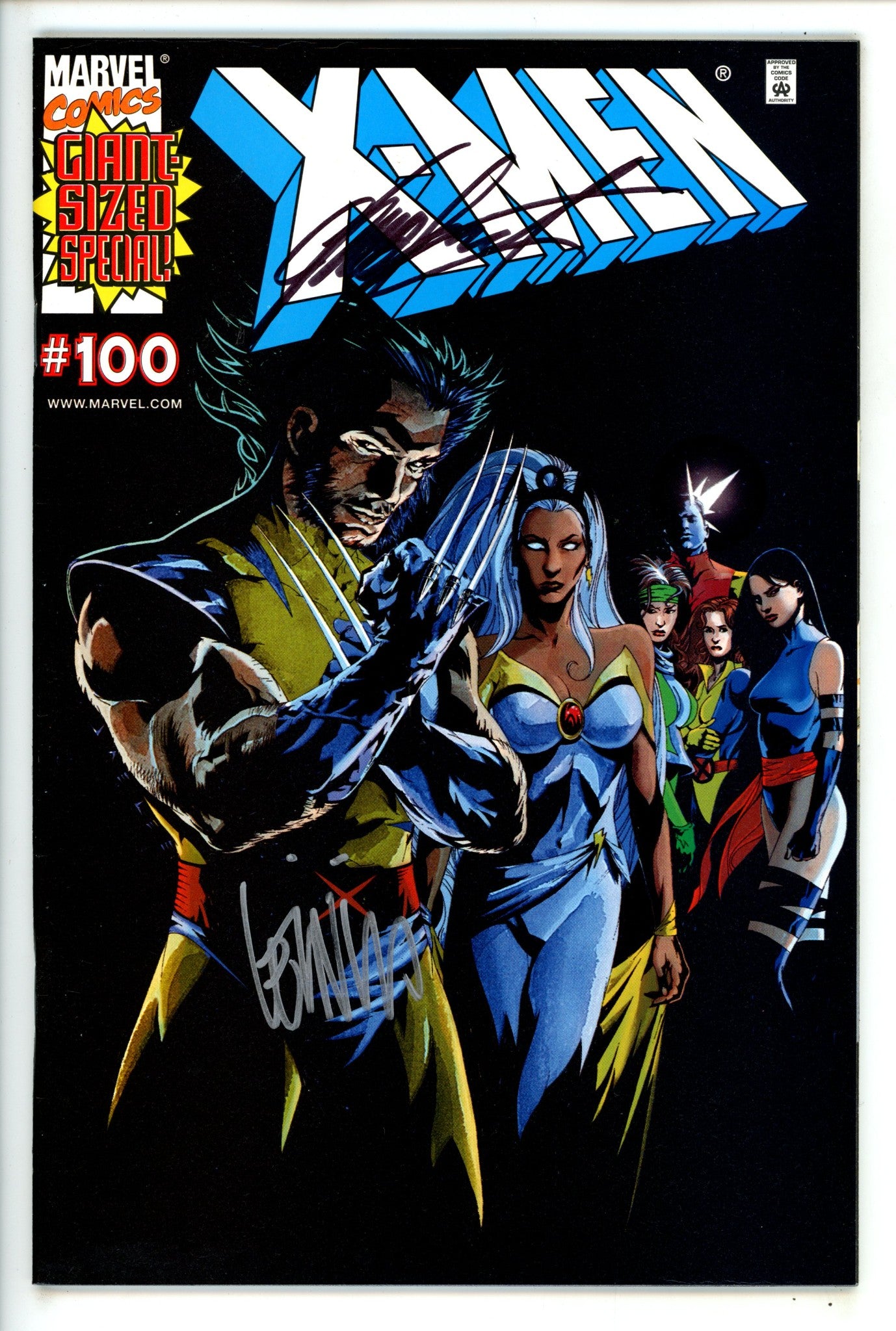 X-Men 100 Variant Signed Yu and Claremont VF/NM