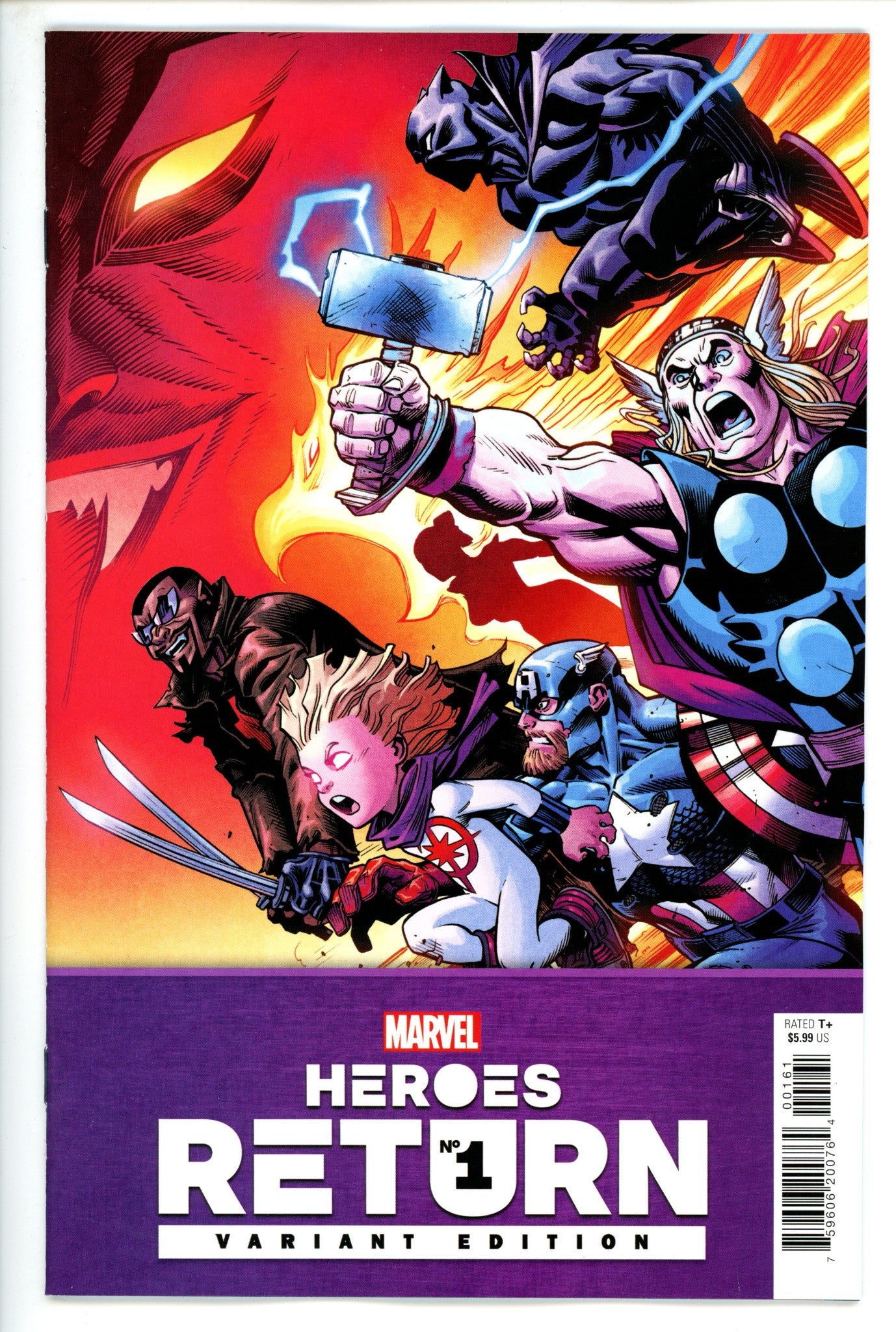 Heroes Return 1 McGuinness Variant NM+