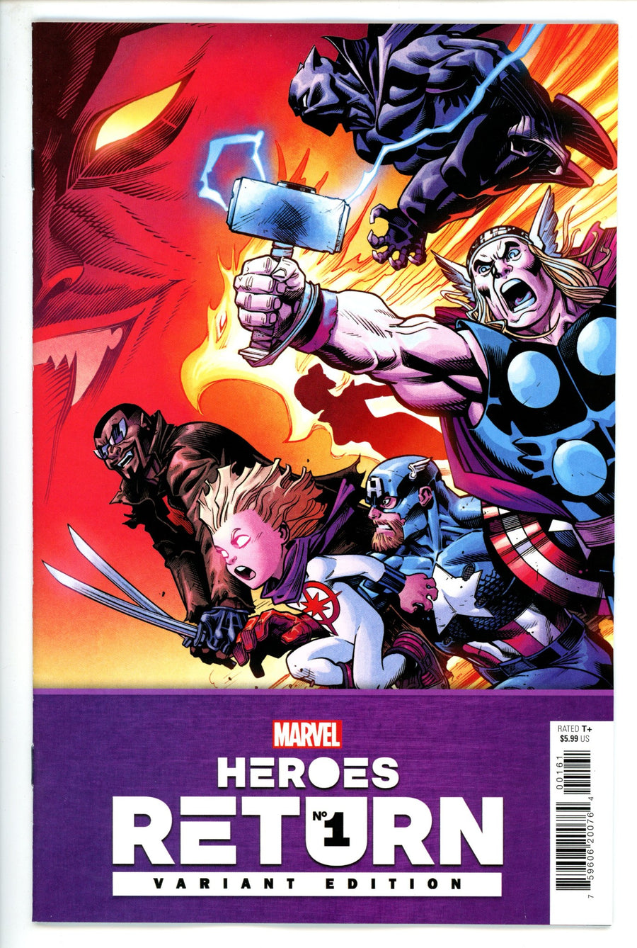 Heroes Return 1 McGuinness Variant NM+