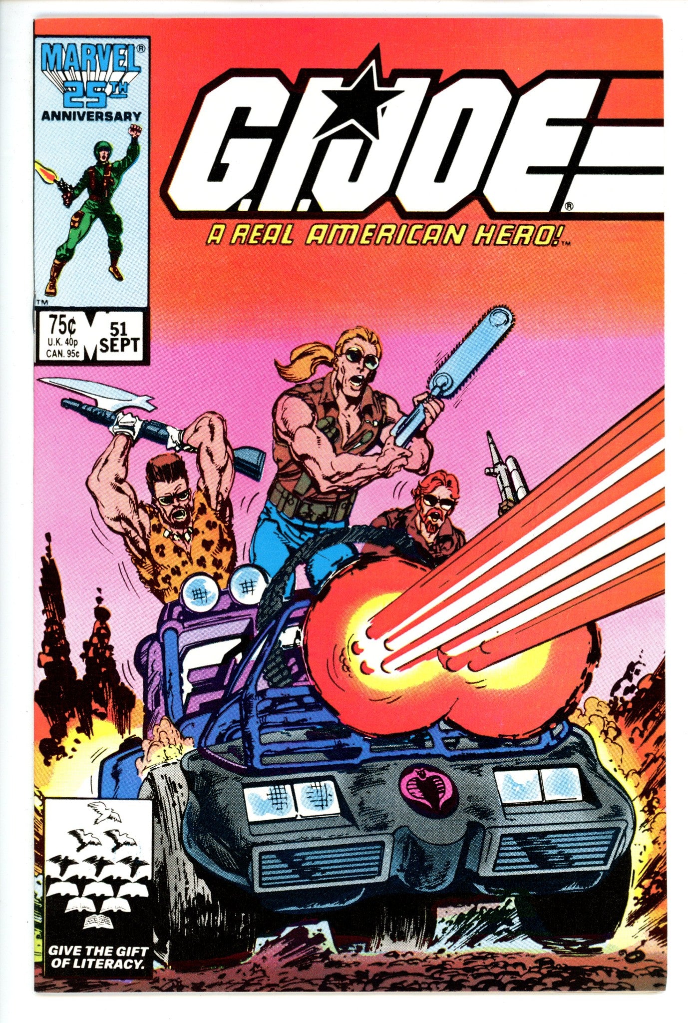 G.I. Joe, A Real American Hero 51 NM-