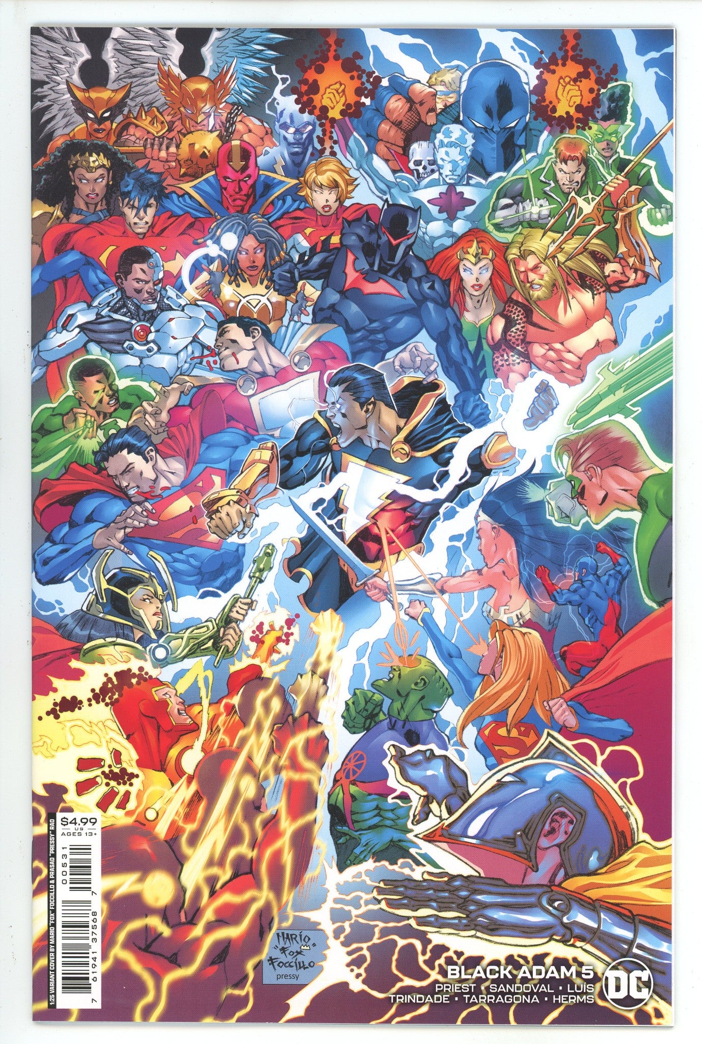 Black Adam 5 Foccillo Variant NM+