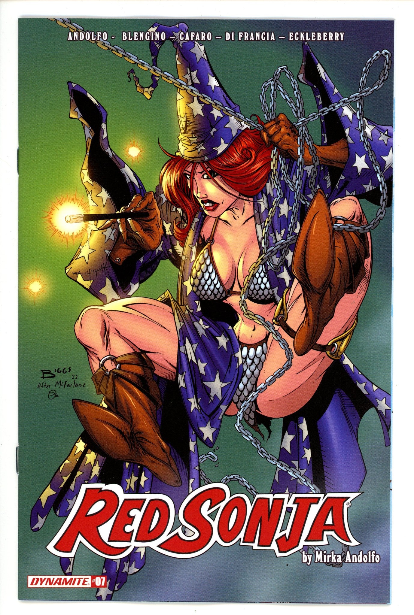 Red Sonja Vol 6 7 Biggs Variant (2022)
