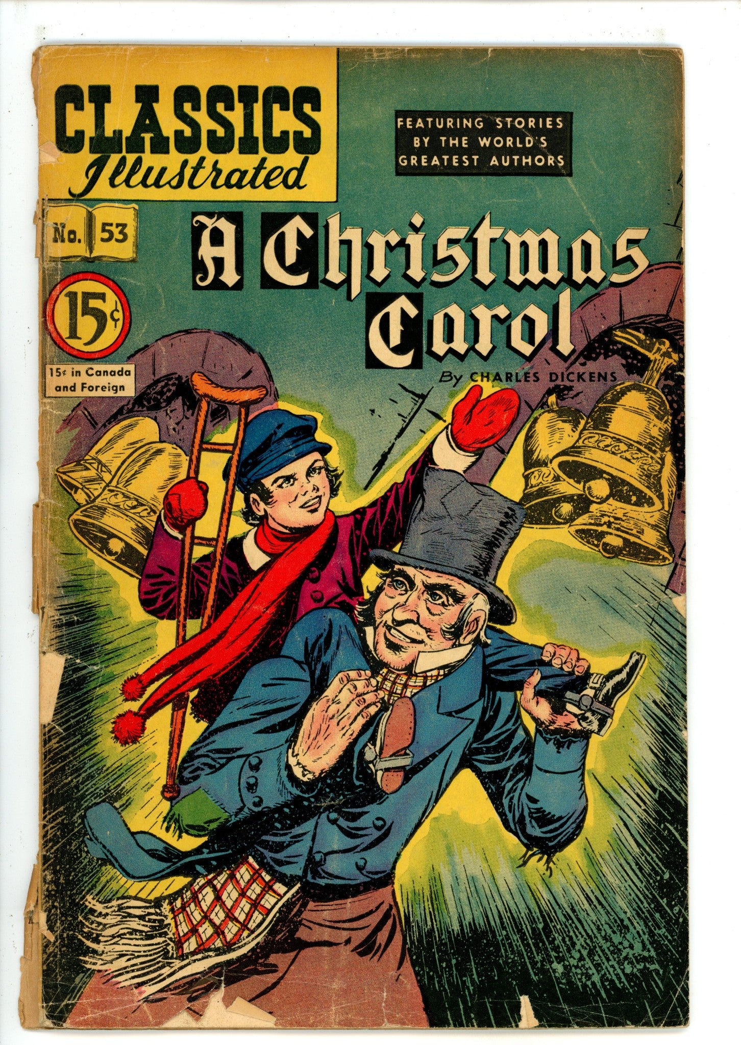 Classics Illustrated A Christmas Carol 53 HRN 154 Canadian PR