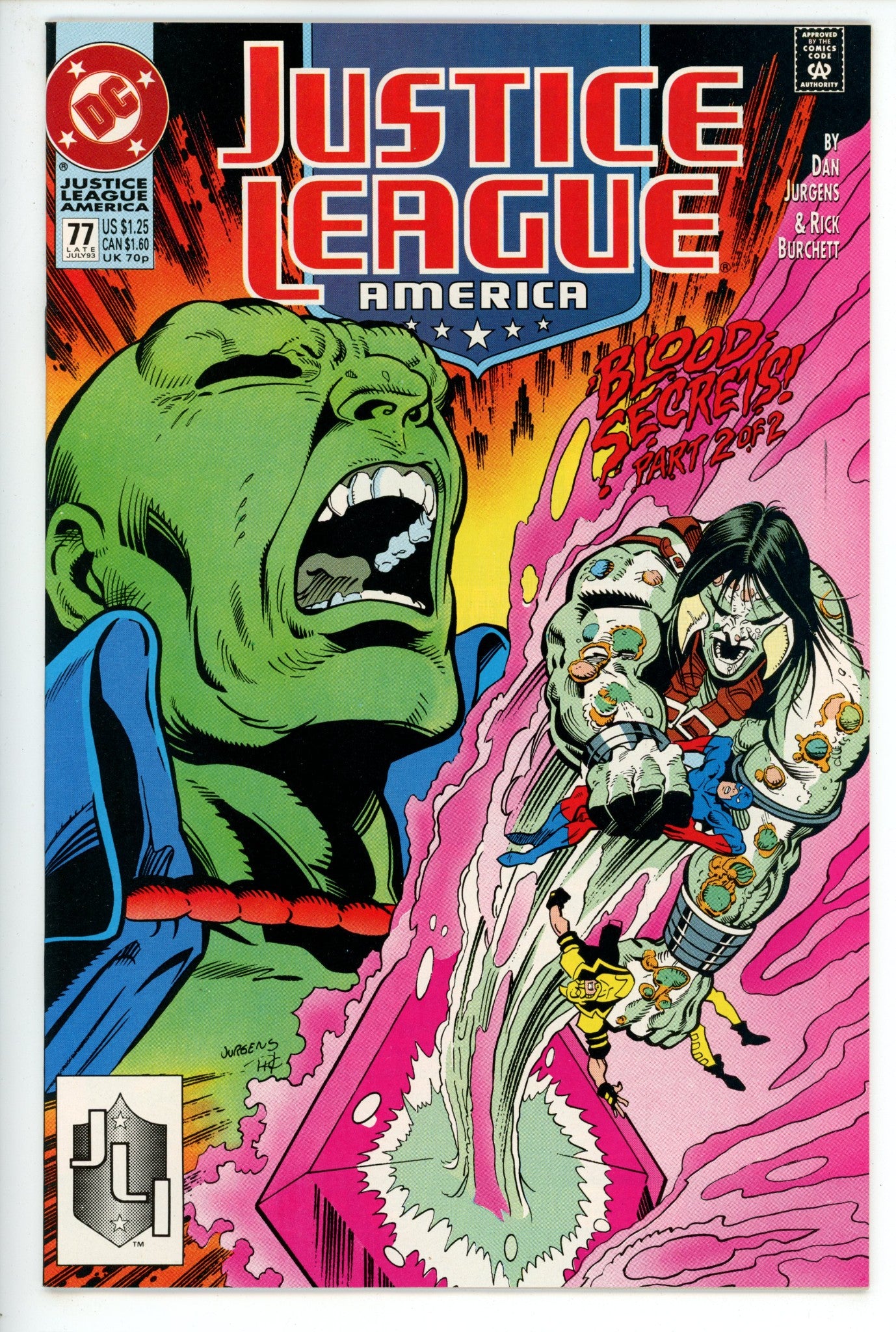 Justice League America 77